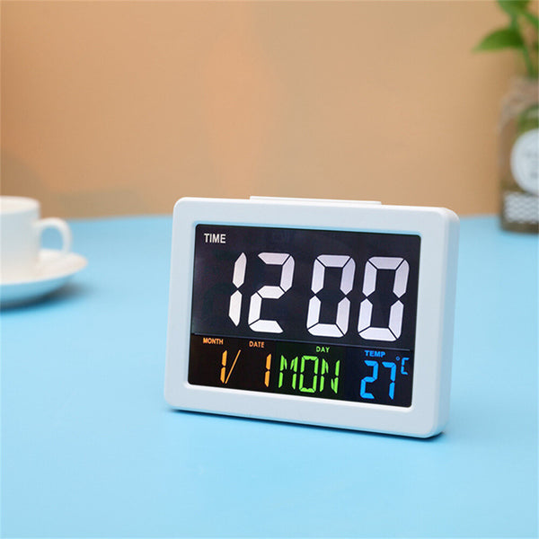 Digital Jumbo Clock with Calendar Temperature Clock