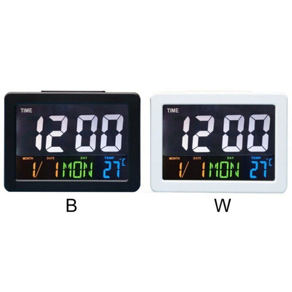 Digital Jumbo Clock with Calendar Temperature Clock