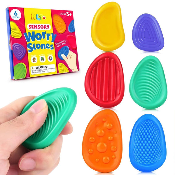 6PCS Sensory Stone Stress Relief