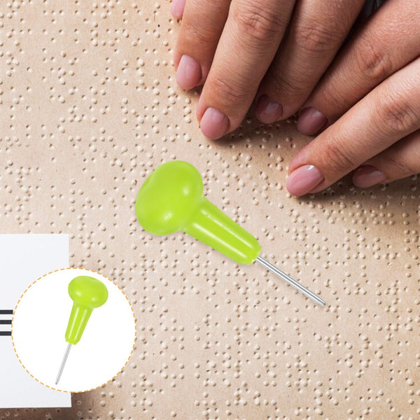 Braille Writing Tool with Stylus 