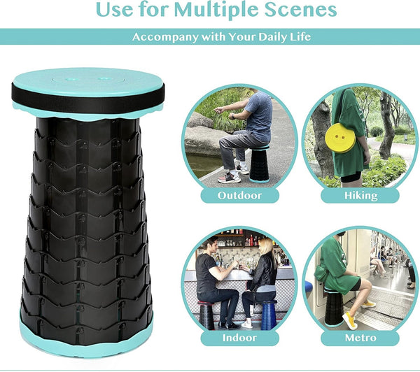 Portable Telescopic Folding Stool 