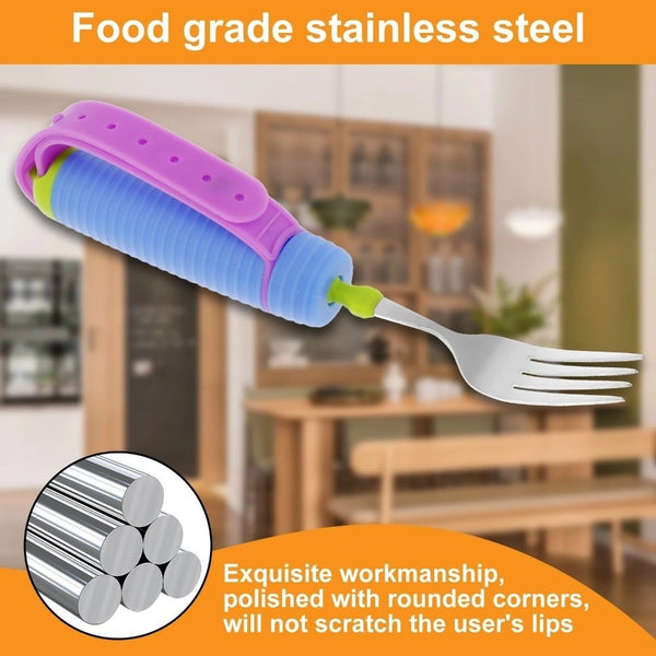 2Pcs Set Adaptive Feeding Utensil