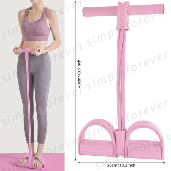 Exercise Tension Rope Foot Pedal 
