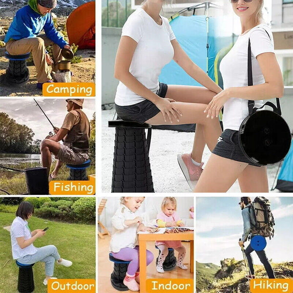 Portable Telescopic Folding Stool 