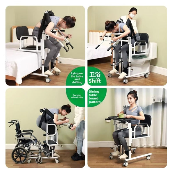 Lifts for Home Use,Electric Patient Lift Transfer Chair,Bathroom Wheelchair NEW