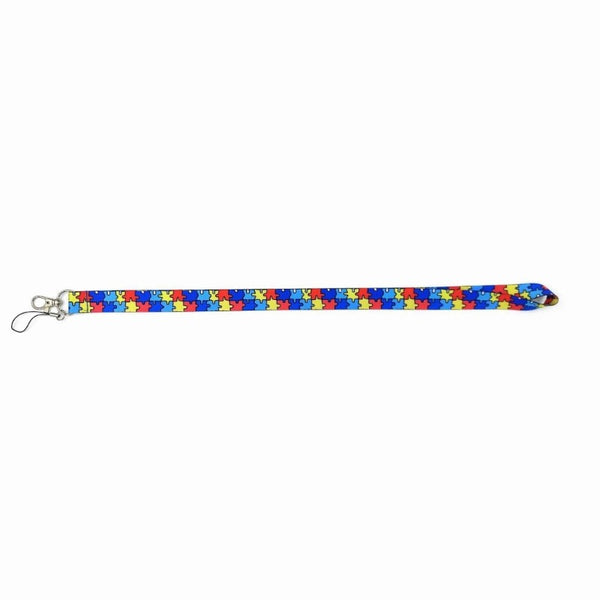 Vibranting Autism Designs Lanyard 