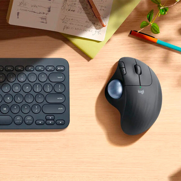 Logitech ERGO M575S Bluetooth + 2.4Ghz Unifying Wireless Trackball - Graphite