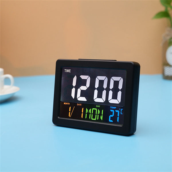 Digital Jumbo Clock with Calendar Temperature Clock