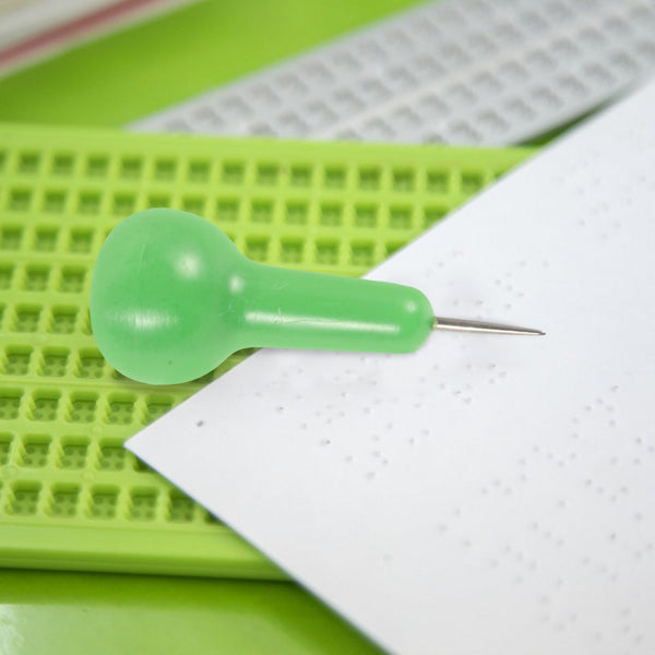 Braille Writing Tool with Stylus 
