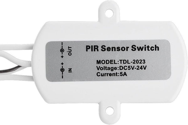 Mini PIR Motion Sensor Switch - Battery Powered, 7M Range for Smart Homes