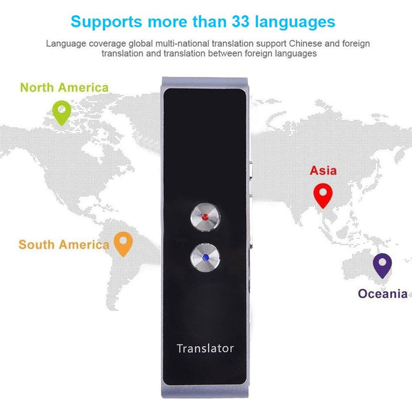 Smart Voice Translator Portable Two-Way Real Time 33 Language Translator Device