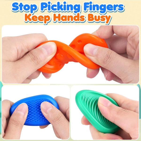 6PCS Sensory Stone Stress Relief