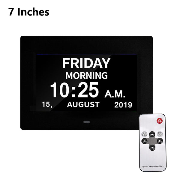 Digital Calendar Clock Alarm Extra Large