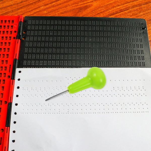 Braille Plate with Stylus Writing