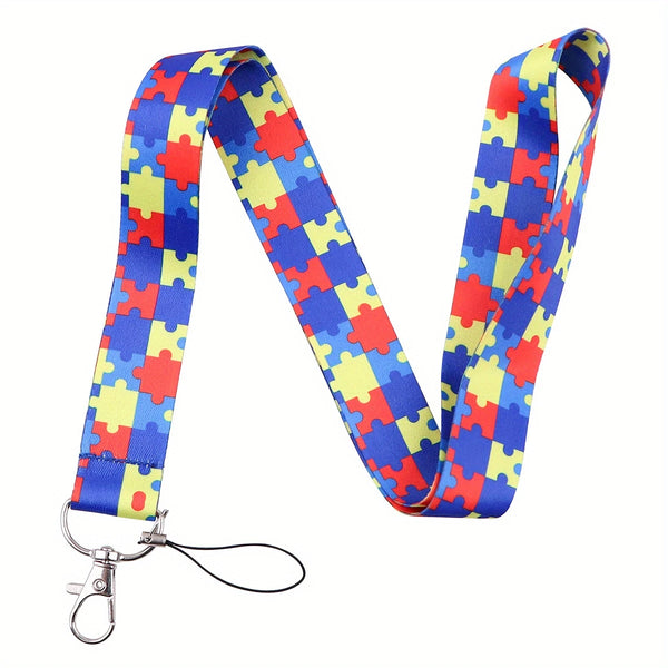 AUTISM Awareness Neck Lanyard 