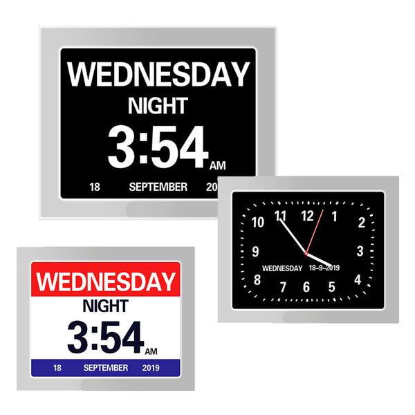 Digital Calendar Clock Alarm Extra Large