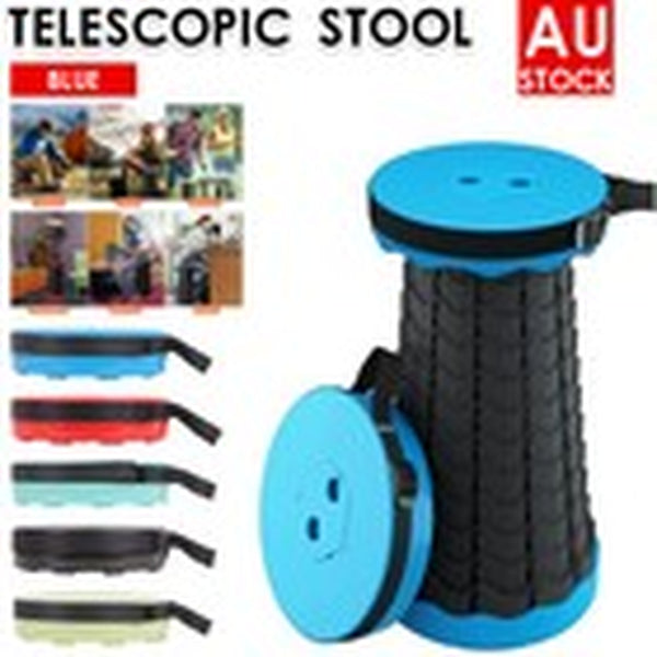 Portable Telescopic Folding Stool 