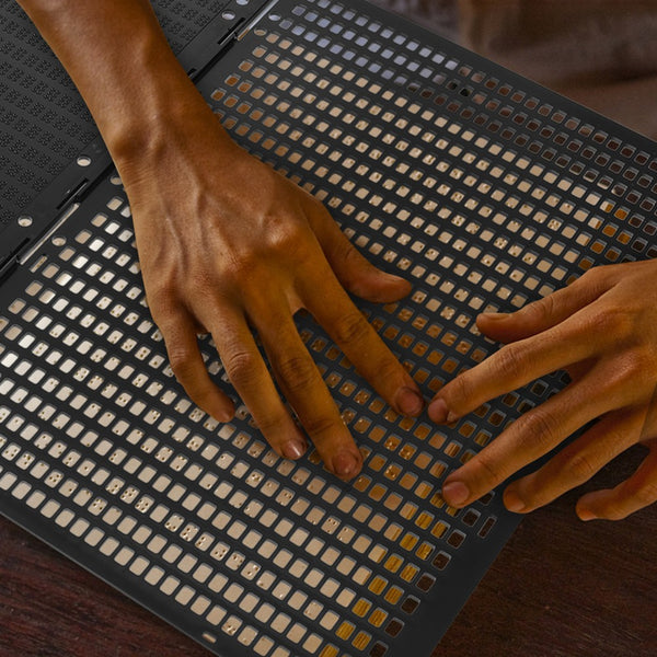 Braille Plate with Stylus Writing