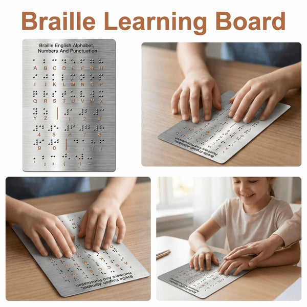 Professional Braille Learning Board Visual Impairment Aid