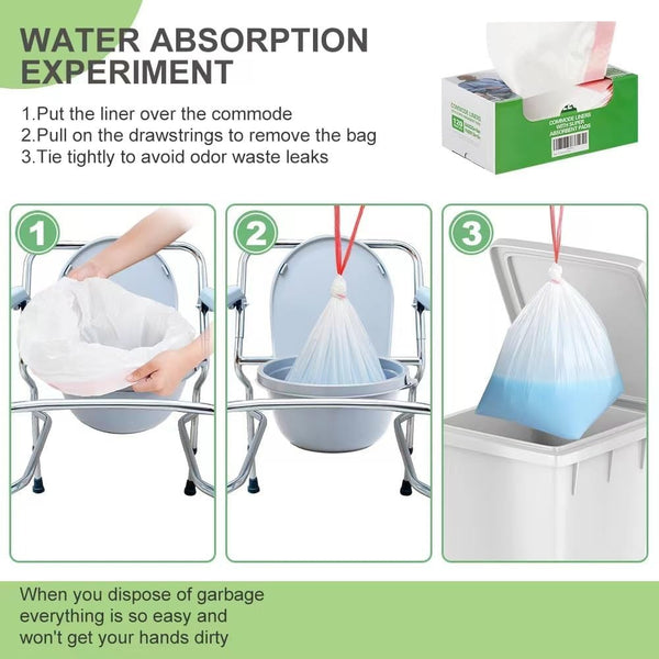 Commode Liners 120PCS 