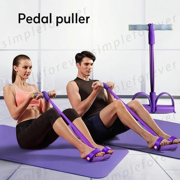 Exercise Tension Rope Foot Pedal 