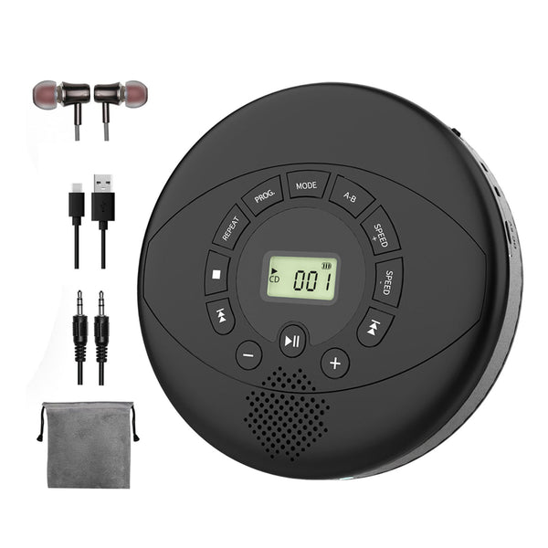 CD Player with Speaker Bluetooth Audiobook