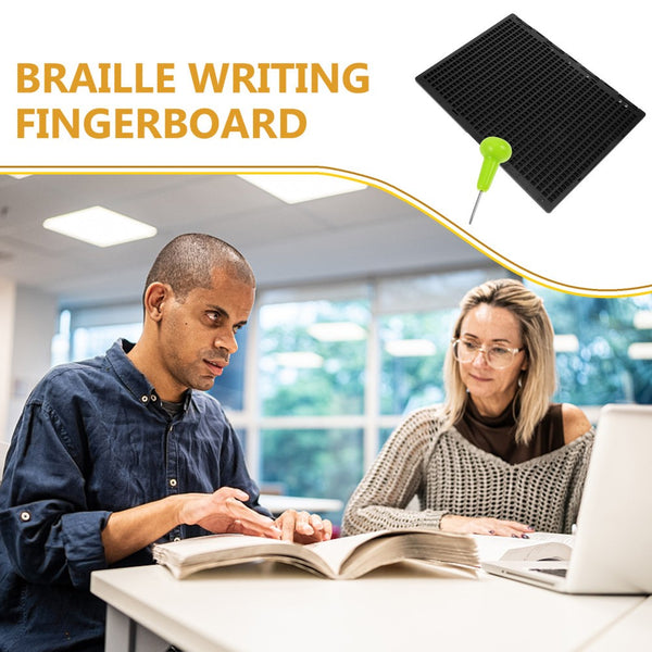 Braille Plate with Stylus Writing