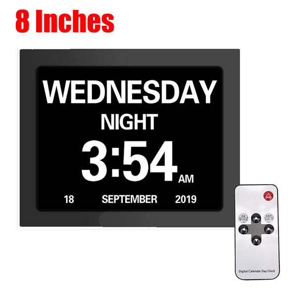 Digital Calendar Clock Alarm Extra Large