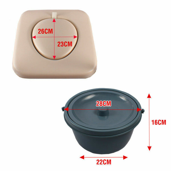 Mobile Shower Toilet Commode Chair 