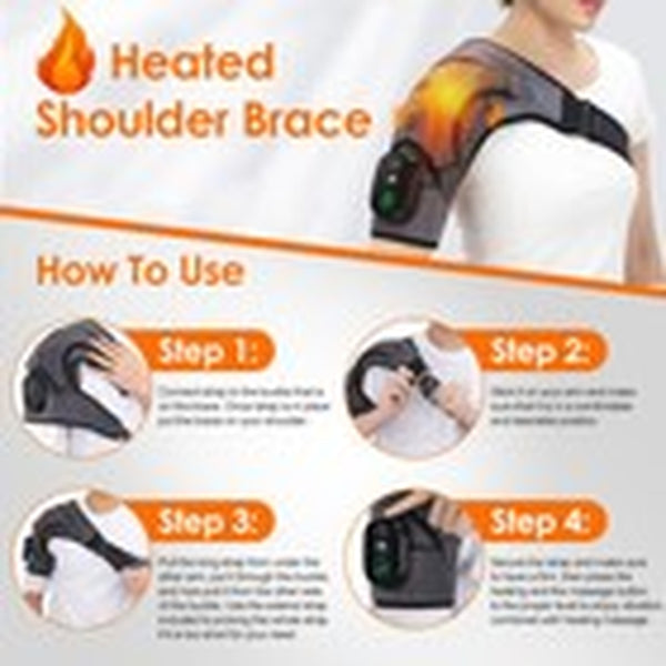Electric Heated Shoulder Wrap Brace 