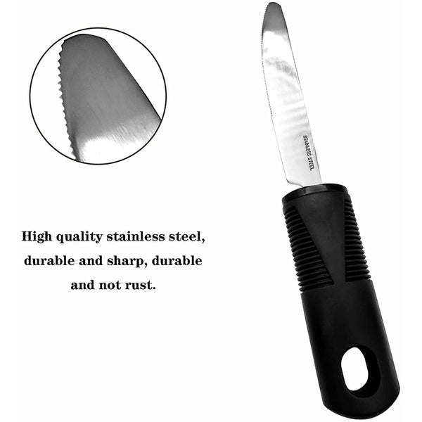 5PCS Cutlery Set Easy Grip 