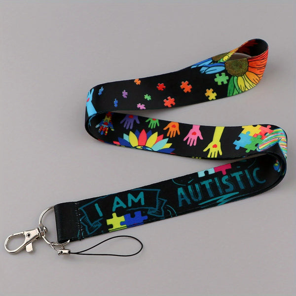 AUTISM Awareness Neck Lanyard 