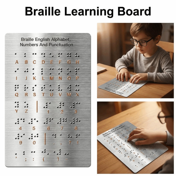 Professional Braille Learning Board Visual Impairment Aid