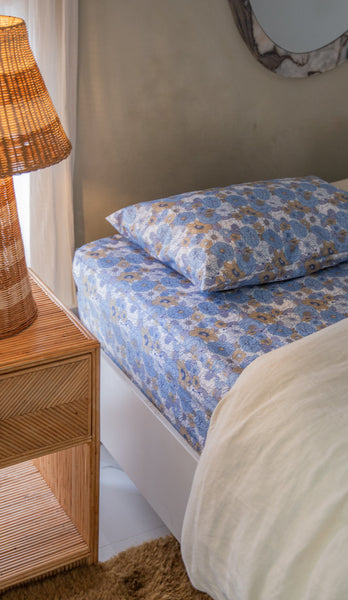 Blue Meadow Waterproof Pillow Case