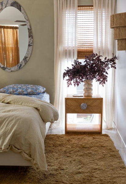 Blue Meadow Waterproof Fitted Sheet