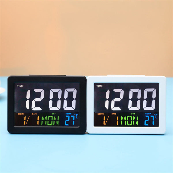 Digital Jumbo Clock with Calendar Temperature Clock