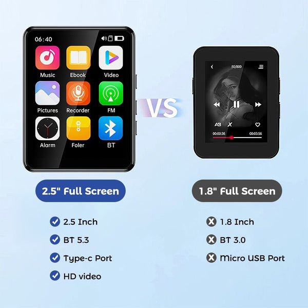 Portable Bluetooth Touch Hifi Audio Support 128GB
