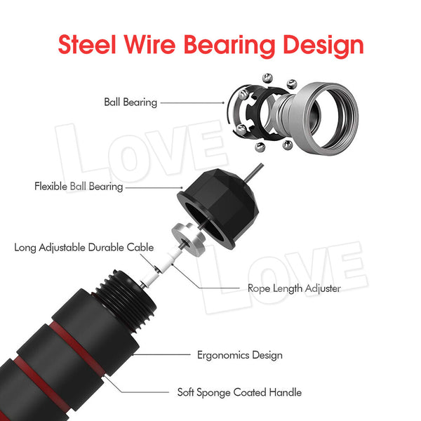 Heavy Weighted Skipping Rope 