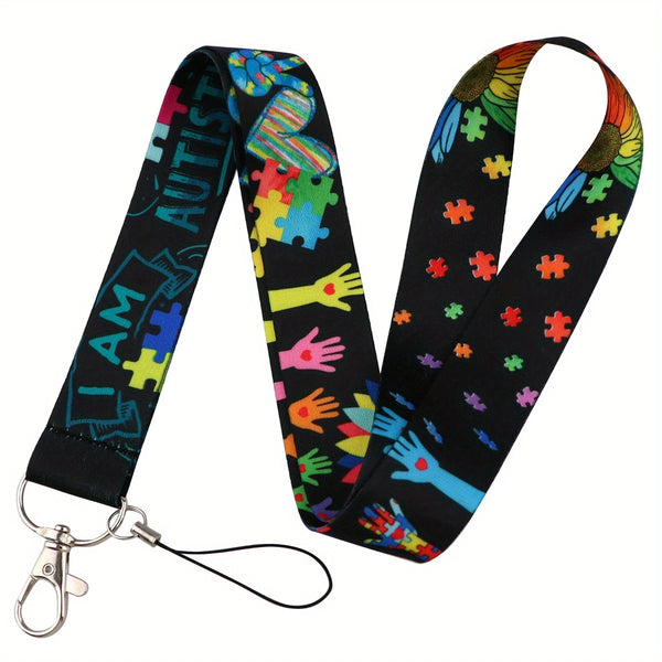 AUTISM Awareness Neck Lanyard 