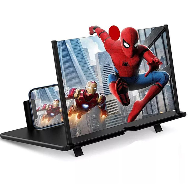 3D Folding Screen Magnifier Stand Mobile Phone 