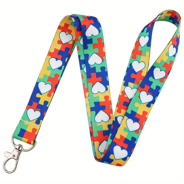 AUTISM Awareness Neck Lanyard 