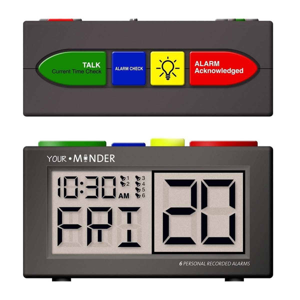 Medcenter Your Minder Personal Recordable Talking Alarm Clock