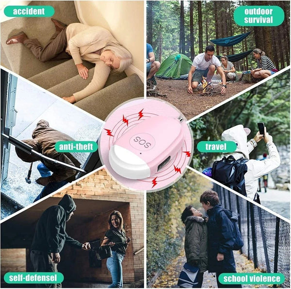 130Db Rechargeable Personal Safety Alarm 
