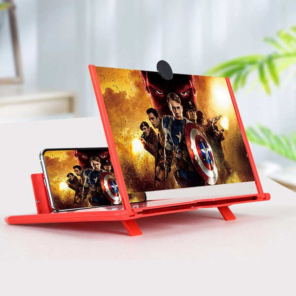 3D Folding Screen Magnifier Stand Mobile Phone 