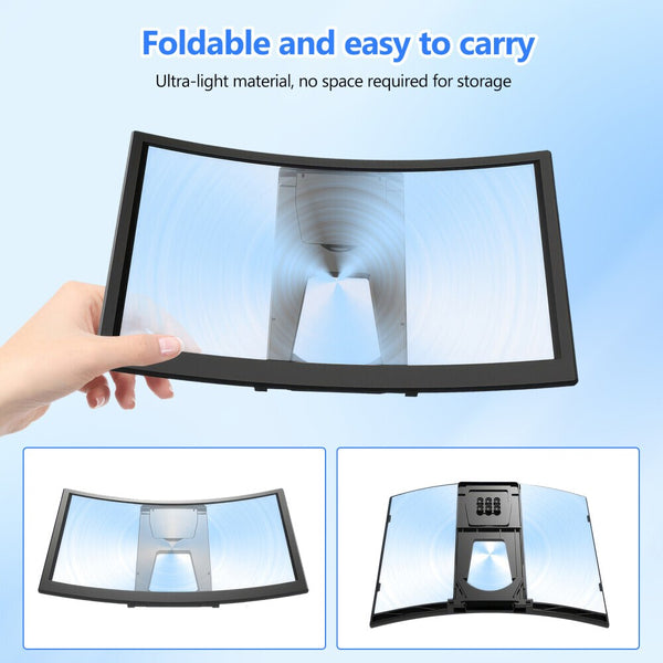 12/14" Smartphone Screen Magnifier 3D 