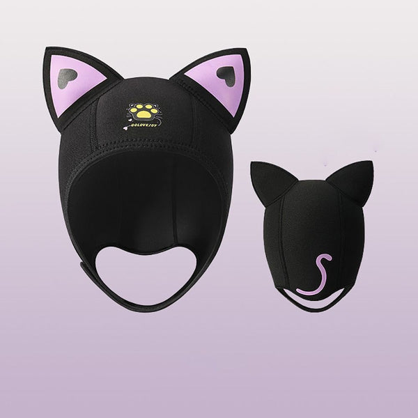 Cat Ears Diving Hood Neoprene 