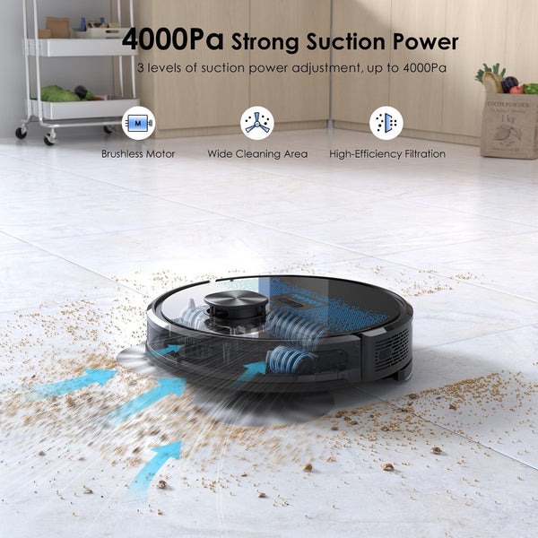 Lubluelu Robot Vacuum & Mop Combo