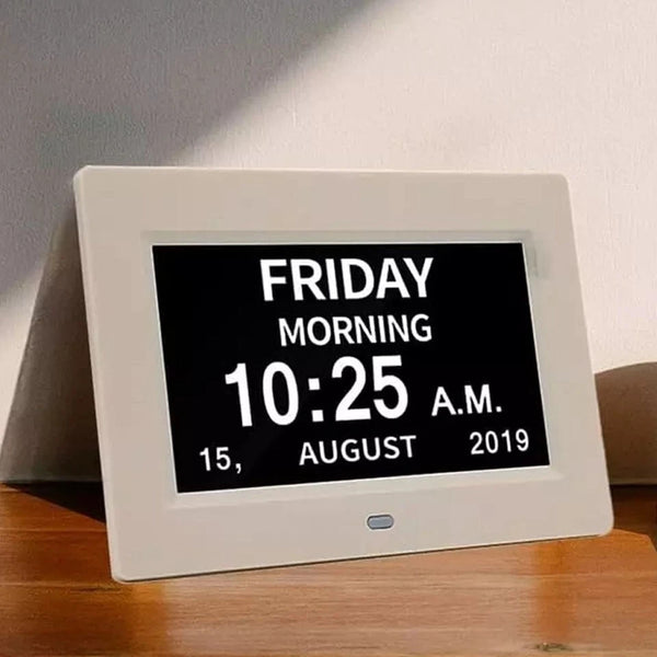 Digital Calendar Clock Alarm Extra Large