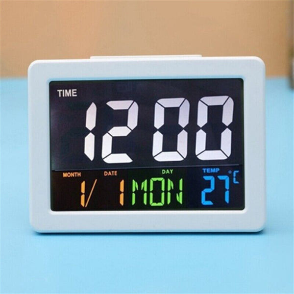Digital Jumbo Clock with Calendar Temperature Clock