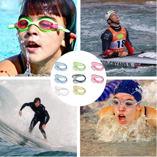 8Pcs Swimming Nose Clips 